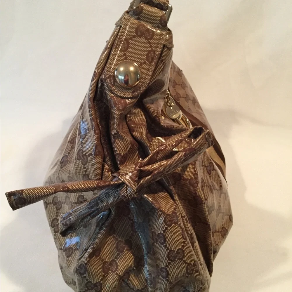 Authentic Gucci Crystal Large Hobo